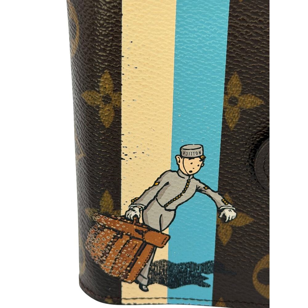 Louis Vuitton wallet with coin purse, featuring the whimsical Illustre Groom - Picture 7 of 7